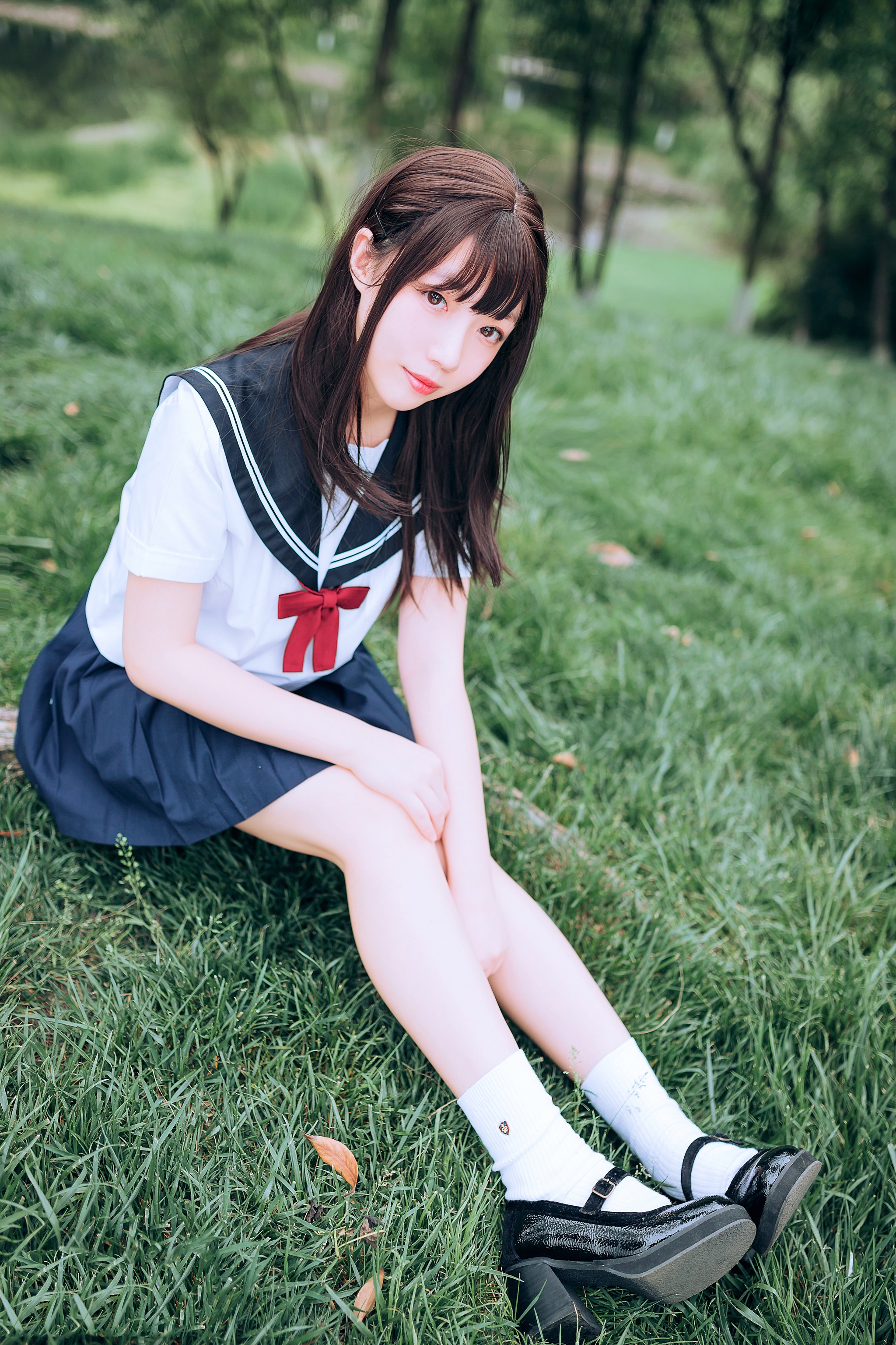 [喵糖映画]VOL.446 绿意JK[36P]-XikXak